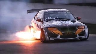 Liberty Walk BMW M3 E92 w/ ESS Supercharger & Sequential Gearbox - Drifting, Sound & Flames