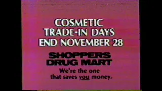 1981 Shoppers Drug Mart "We're the one that saves you money" TV Commercial