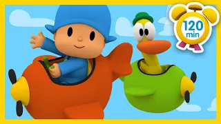 🛩 POCOYO in ENGLISH - Travel by plane [ 120 minutes ] | CARTOONS for Children