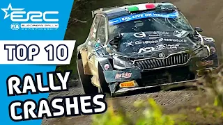 Top 10 Crashes Of The 2022 ERC Season