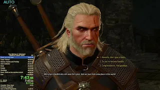 The Witcher 3: Wild Hunt - Hearts of Stone 100% Speedrun in 1:17:45