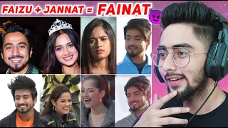 Fainat KKK12 New Moments Reaction - mr faisu and jannat zubair