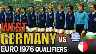 WEST GERMANY 🇩🇪 Euro 1976 Qualification All Matches Highlights | Road to Yugoslavia