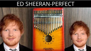 ED SHEERAN - PERFECT Kalimba Tutorial - Kalimba Tabs - Easy Practice