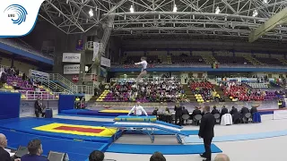 Aleksandra BONARTSEVA (RUS) - 2016 Double Mini-Trampoline junior Europeans, silver medallist