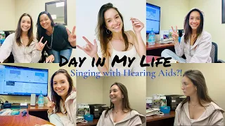 Day in My Life: Hearing Aid Appt, Singing w/ Hearing Aids?! Mallory Miller Deaf Singer & Performer