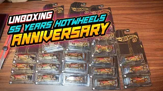 Unboxing 55 Years Anniversary Hotwheels