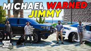 MICHAEL WARNED JIMMY | ASSIGNMENT FOR DR SAAB | GTA 5 | Real Life Mods #521 | URDU |