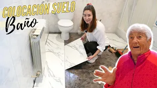 Instalar Piso VINILICO Para Principiantes / MEJOR QUE EL SUELO LAMINADO ¡Se puede mojar😱!