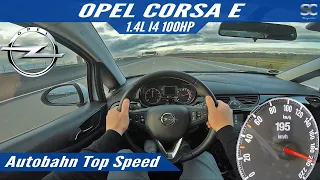 Opel Corsa E 1.4T 100HP (2018) - Autobahn Top Speed Drive POV