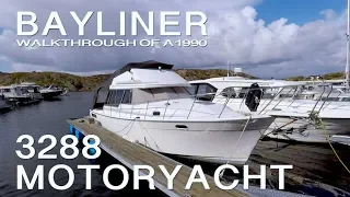 Bayliner 3288 Motoryacht (1990) Walkthrough