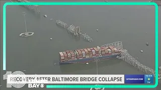 Recovery efforts resume for 6 construction crew members presumed dead in Baltimore bridge collapse