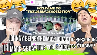 Johnny being the most chaotic person in Mark's bday live for 8 minutes straight | REACTION