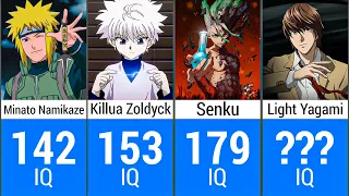 Anime Characters Ranked By IQ | Smartest Anime Characters Comparison