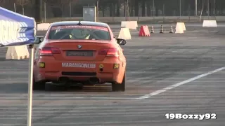 BMW M3 E92 INSANE Drifting & Tires SMOKING!!! 360p