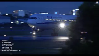 [4K60p] GH6 auto focus test / 伊丹空港 離着陸23カット GH6 AFテスト