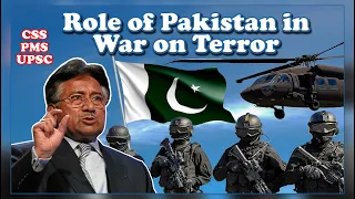 Role of Pakistan in War on Terror - Pakistan's Role in War on Terror - CSS - 9/11 attack  HINDI/URDU