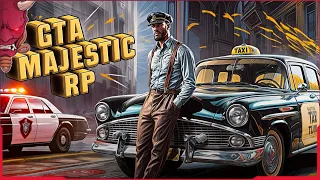 ТАКСИСТКАЯ СУЕТА ПО НОЧНОМУ ЛАС ВЕГАСУ MAJESTIC RP GTA 5