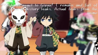 Hashiras react to Giyuu! This is a remake and its full of s4 Giyuu backstory Leaks. whole episodes!!