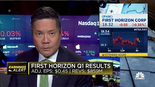 First Horizon deposits fall 3.2% compared to the fourth quarter