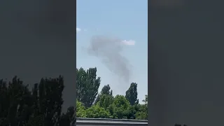 Взрыв в Одессе прямо сейчас - видно столб дыма #shorts
