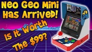 Neo Geo Mini Is Here! Was It Worth It? Unboxing And Review!