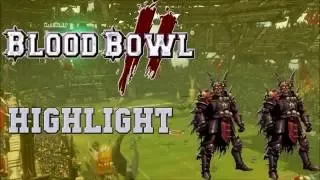 Triple crowdsurf blocking only 1 player (no frenzy) - Blood Bowl 2 highlight (the Sage)