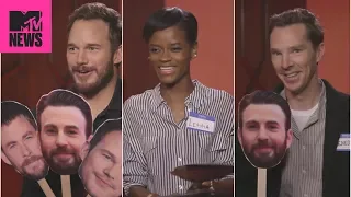 👊  'Avengers: Infinity War' Cast Plays ‘Know Your Chris’ 😂  | MTV News