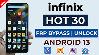 Infinix Hot 30 (x6831) FRP Bypass | Infinix Hot 30/30i Google Account Bypass Android 13