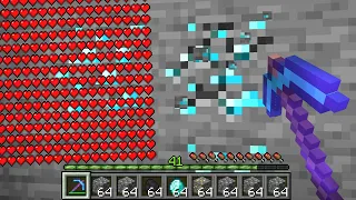 Paso Minecraft pero Tu Vida Aumenta Cada Vez que Minas