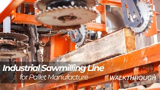 Wood-Mizer TVS HD Industrial Sawmilling Line for Pallet Manufacture | Wood-Mizer Europe