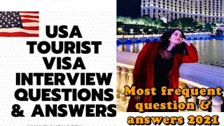 USA tourist Visa (B1/B2) Interview Question& Answers|Interview TIPS |real time Exp|Swati Chaturvedi