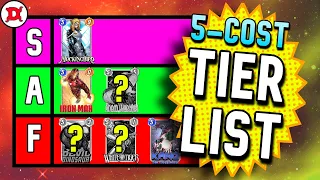 EVERY 5-Cost Card RANKED | Tier List with TUCCRR | Marvel SNAP