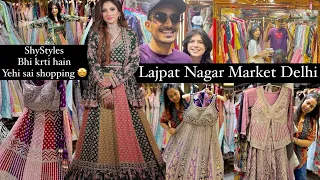 | Lajpat Nagar Market Delhi | @shystyles2109 bhi krti hain yehi sai shopping🤩