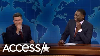 Colin Jost Gets PRANKED By Michael Che On 'SNL'