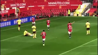 Manchester united vs Burnley behind closed friendly