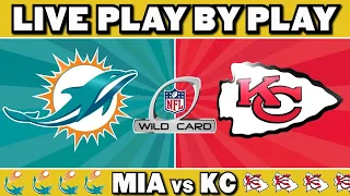 Dolphins vs Chiefs Wild Card: Live Play by Play & Reaction