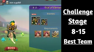 Lords mobile Challenge Stage 8-15 best F2p Team