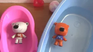 BUBBLE BALL & Be-Be-bears bathing with bath Bombs