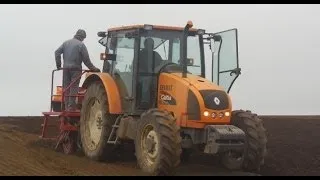 Plantation de pdt 2014 Renault Celtis 436RC et Grégoire Besson