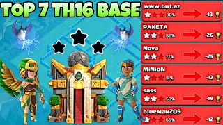 New Top 7 Th16 Legend League Base With Link - Town hall 16 Trophy Base Copy Link - Clash of clans