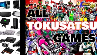 All Tokusatsu Games (1983-2020) すべての特撮ゲーム (1983-2020)