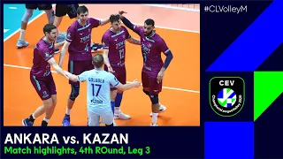 #CLVolleyM | Halkbank ANKARA vs. Zenit KAZAN Match highlights, 4th Round, Leg 3