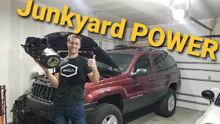 MORE Junkyard POWER MODS Jeep Grand Cherokee WJ Project "Cheap Jeep"