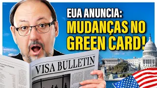 🔴 EUA ANUNCIAM MUDANÇAS NO GREEN CARD PARA 2024.