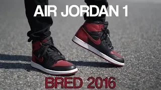 Air Jordan 1 Bred "Banned" 2016 Retro Review On Feet