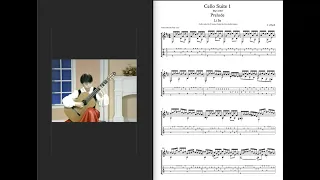 Cello suite 1 Prelude - Bach Bwv 1007 (Li Jie) Transcription