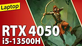 RTX 4050 Laptop + i5-13500H // Test in 22 Games | 1080p