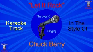 Let It Rock - Karaoke Track - In The Style Of - Chuck Berry