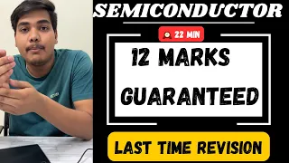 SEMICONDUCTOR QUICK REVISION in 22 Min | LTR series